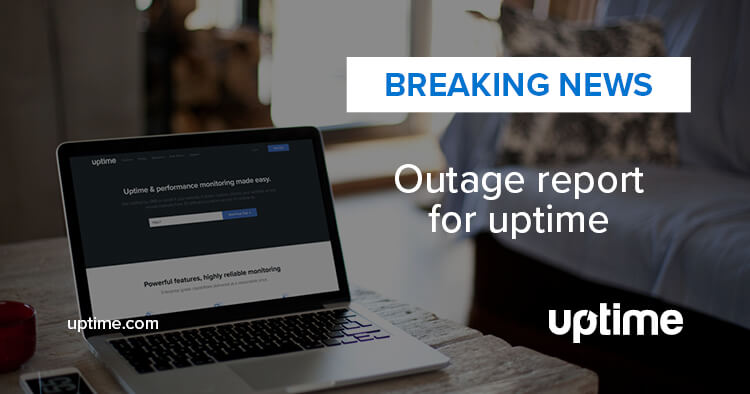 monthly outage report for Uptime.com