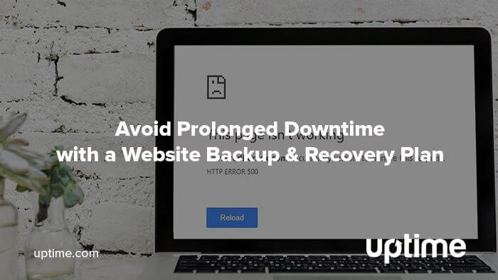 website backup and recovery plan uptime.com