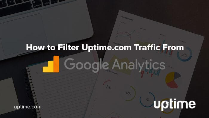 Google Analytics traffic filter uptime.com blog post