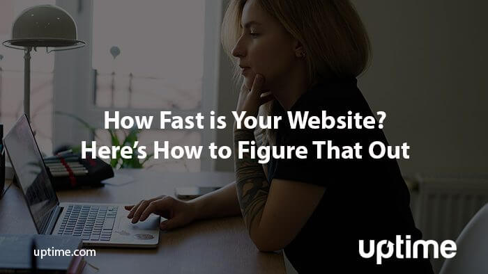 how fast is your website title graphic
