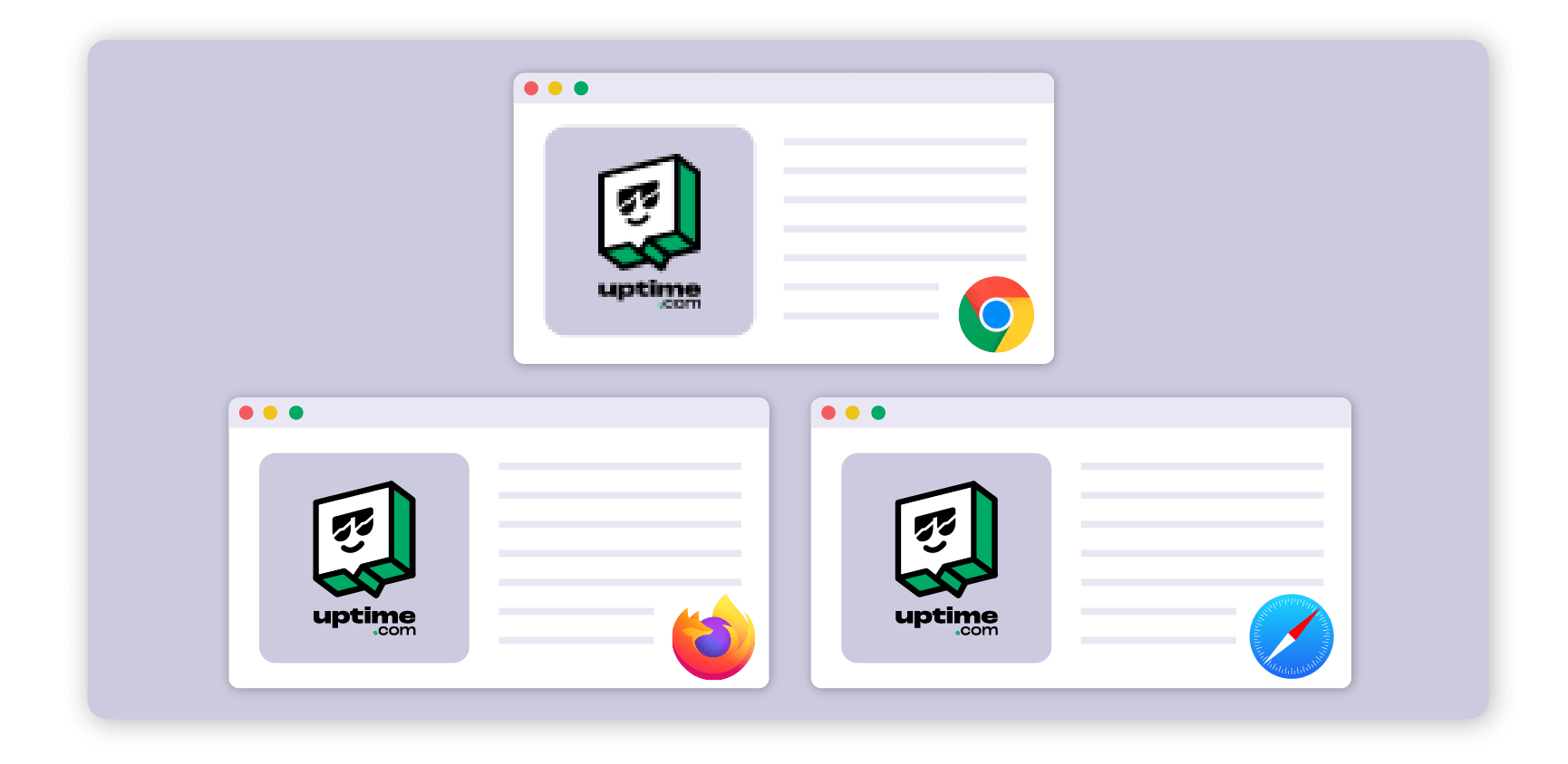 Browser downscaling examples