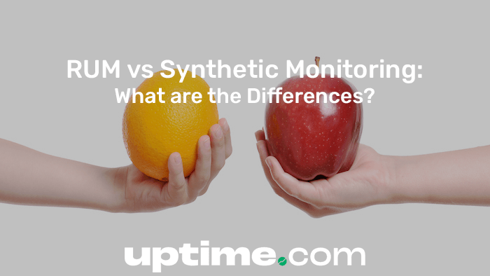 rum vs synthetic monitoring