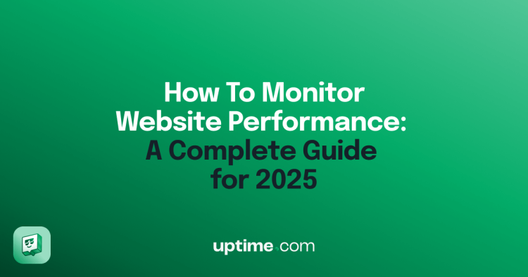 How to Monitor Website Performance Blog Image