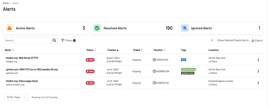 Uptime.com | Changelog