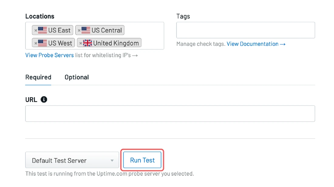 Test Website Uptime Checks From Global Probe Server Locations with Uptime.com